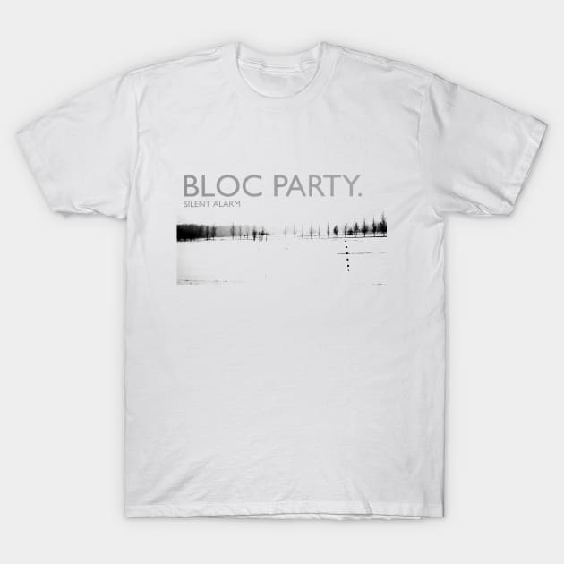 Bloc Party - Silent Alarm - White Deconstructed T-Shirt by Magnetar